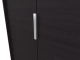 Wardrobe Berlin, Two Doors, Hanging Rod, Two Shelves, Shoe Rack, Bedroom, Wengue B128P343764