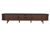 70 Inch Mid Century Modern TV Stand, TV Stand for 80 Inch TV, TV Stand with Tambour Doors, Drawers 26993441