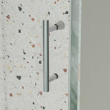 32-36" W x 72" H Piovt Swing Glass Shower Door,Pivot Frame Sliding Shower Door with 1/4" Clear W2122P298103
