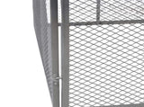 Large Outdoor Bin, 172 Gallon Metal Wire Mesher, Rust-Proof Coating Square Garden W465P370172