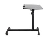 Four-Wheel Multifunctional Flat Surface Lifting Computer Desk Black 12535669