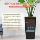 30 in Tall Large Flower Potser with Self-Watering Drainage Holes&Inner Trays Indoor Outdoor W3213P325511