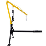 Receiver Hitch Mounted Hydraulic Swivel Pickup Truck Crane - 1000 lbs. Capacity With 3 Boom W465130745