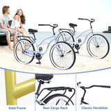 Single Speed Bicycles 26"Inch,Steel Frame, Wide Wheels for Stability, Rear Coaster Brakes,Multiple 90800839