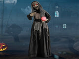 6 feet of Halloween decorations for witches with orbs 83307791