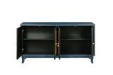 Handcrafted Premium Grain Panels,Rattan Sideboard Buffer Cabinet,Accent Storage Cabinet With 4 W144583482