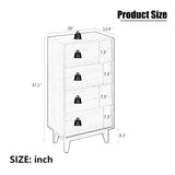 4 Drawer Double Dresser Features Vintage-style and Bevel Design W578132027