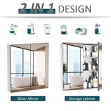 Bathroom Cabinet with Mirror 01277165