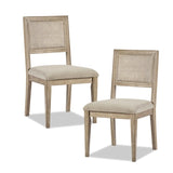 ZNTS Armless Dining Chair Set of 2 B03548413