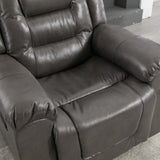 360&degSwivel and Rocking Home Theater Recliner Manual Recliner Chair with Wide Armrest for Living WF323618AAE