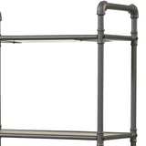 Antique Oak and Sandy Grey 5-tier Bookcase B062P184588