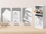 2-door louvered shoe cabinet 40186736