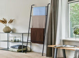 Wall Leaning Blanket Ladder Decorative Metal Towel Drying Quilt Holder Rack for Living Room Bathroom 33855042