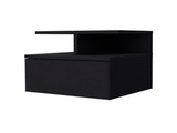 Mason Black 1-Drawer Floating Nightstand B062P175086