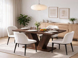 47.2" Modern Rectangular Dining Table for 4 People, Kitchen Table for Dining Room & Living 99549675