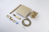 12 Inch Bathroom Rain Shower Combo Set With Hand Shower W121749879