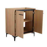 30 Inch Bathroom Vanity Base without basin, Storage Cabinet with Doors, engineering wood W1972P164356