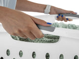 (2 pack) Extra Large 2.7 Bushel Plastic Laundry Basket with 2 Carry Handles, White, Adult (Shipment 40932202