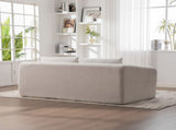 71" 2-in-1 Pull Out Foldable Loveseat Sofa Bed with Armrest & Backrest Pillows, Convertible Chenille W3118P388899