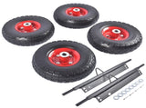 Solid Never Flat Tires All-Terrain Wheel Kit Replacement for Honda EU3000is Generator 47928350
