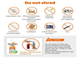 150 Sheet Paper Shredder Heavy Duty, Micro Cut and CDs/Cards, P5 Security Level, 60Min Non Stop 92277130