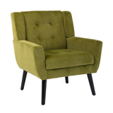 Modern Soft Velvet Material Ergonomics Accent Chair Living Room Chair Bedroom Chair Home Chair With W676P313947