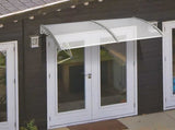 HT-200 x 100 Household Application Door Window Rain Cover Eaves Canopy Silver 52463595