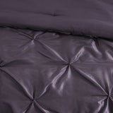 7 Piece Tufted Comforter Set Plum Queen B03596871