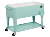 91*84.5*38.5cm Rectangular Plastic Box Frozen Insulation Cart Mint Green 78836662