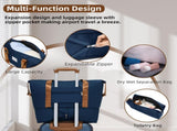 Luggage Sets 6 Piece with Duffel Bags, Hardside Expandable Suitcases with Spinner Wheels TSA Lock, W3412P390472