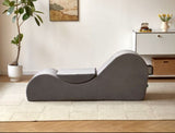 Solace Yoga Chaise Lounge Chair for Stretching, Relaxation & Exercise, Ergonomic Design with Soft B2735P271014