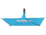 Fiberglass Pole Oxford Cloth Quick-Open Free Ride Beach Tent Blue 64866189