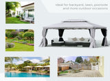 10ft x 13ft Patio Gazebo-Gray-AS 43902272