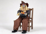 53" Halloween Sitting Scarecrow Animatronic with Jump Scare Motion, Sound Triggered Spooky 44685308