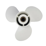 Aluminum Alloy Boat Propeller 19" x 13" White Fit for Yamaha Outboard Engines 85HP 90HP 15 Spline 66784736
