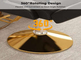 Professional Hydraulic Barber Chair - 360&deg Swivel with Adjustable Height, Stainless Steel 41738739