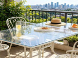 36 x 60 Inch Frosted Plastic Table Cover, 1.5 mm Thick PVC Desk Mat, Waterproof & Easy Clean, for 10214285