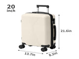Non-TSA approved combination lock four-in-one PP trolley suitcase, available in 16in, 20in, 24in, 32301352