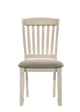 Fedele Tan Fabric & Cream Finish Side Chair B2726P343790