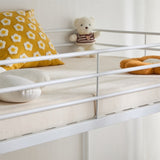 Twin Size Metal Bunk Bed for Kids Teens Adults, Heavy Duty Metal Bunk Bed with Ladder & Full-Length 50825268
