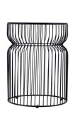 ET901 Modern Contemporary Metal Nested base and Tinted tempered glass top material 21" Height End B009P306197