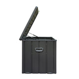 100 Gallon Outdoor Storage Deck Box Waterproof, Large Patio Storage Bin for Outside Cushions, Throw W1859P197912