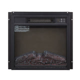 Electric Fireplace Insert 18" 1400W 120V ,Equipped with remote control, ultra thin heater with log 31245876
