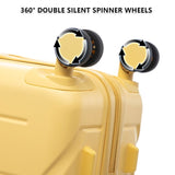 3 in 1 ABS&PC Trolley Box 20in 24in 28in Trolley Box Iron Tie Rod ABSPC Alloy Wine Yellow 40132619