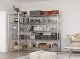 5-layer double row, freely adjustable layer spacing, with adjustable feet, display stand, iron, 67973443