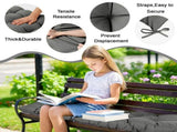 Outdoor Bench Cushion, 60 20 4 Inch, Tufted Waterproof Swing Cushion with Ties, for Patio Bench 16373593