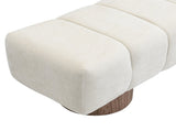 Upholstered Dining Bench for Dining Room, No-Assembly End of Bed Entryway Bench Ottoman for Bedroom N779P271404B