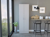 Virginia Double Door Storage Cabinet, Five Shelves B128P148983