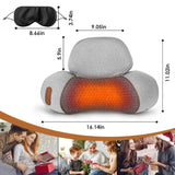 3-in-1 Neck Massager with Vibration, Airbag & Heating Functions - Ergonomic Cervical Support 48333673
