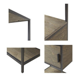 3-Shelf Bookcase with Storage Cabinet B035118581